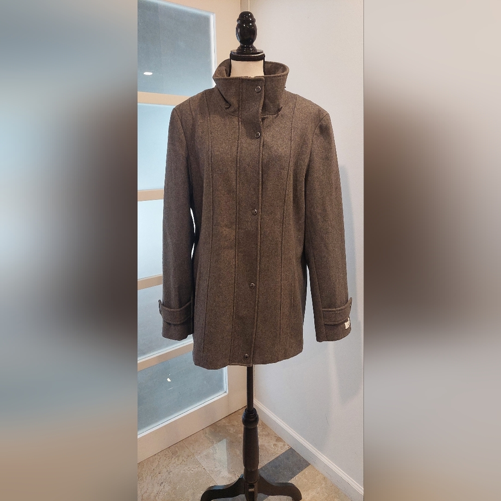 Women's Gray Wool Coat